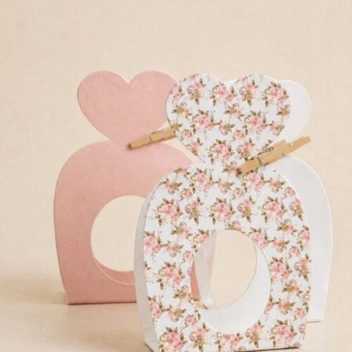 Porta Corazón Cartulina