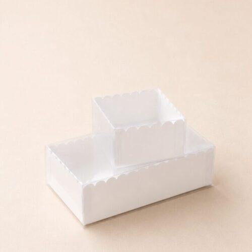 Caja Florencia con tapa pvc | Ideal alfajores, cookies y chocolates.