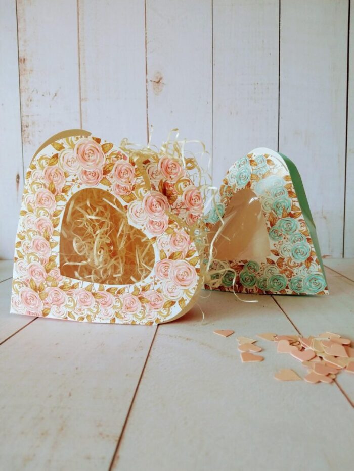 Caja Corazón Cartulina