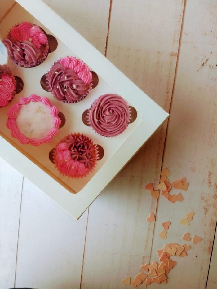 Caja Cupcake Cartulina