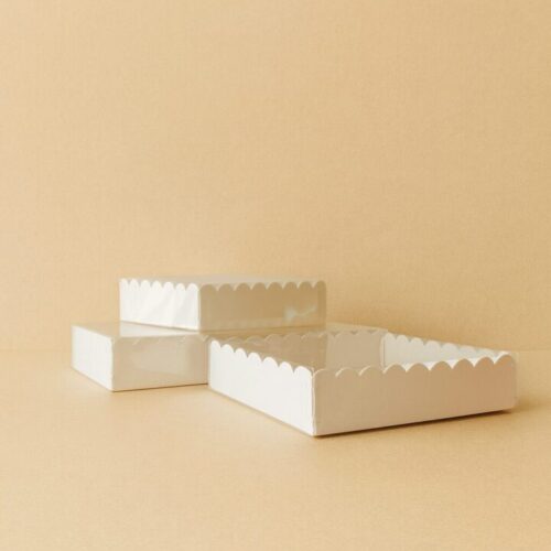 Caja Mini Degustación Cartulina Blanca