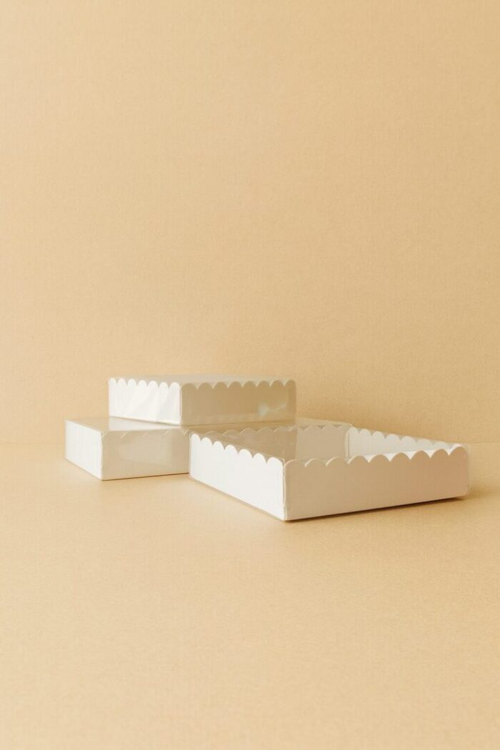 Caja Mini Degustación Cartulina Blanca