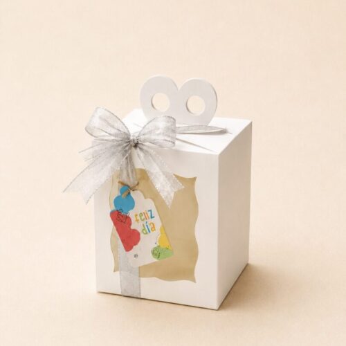 Caja Regalo Cartulina Blanca | Especial DÍA DE LA NIÑEZ