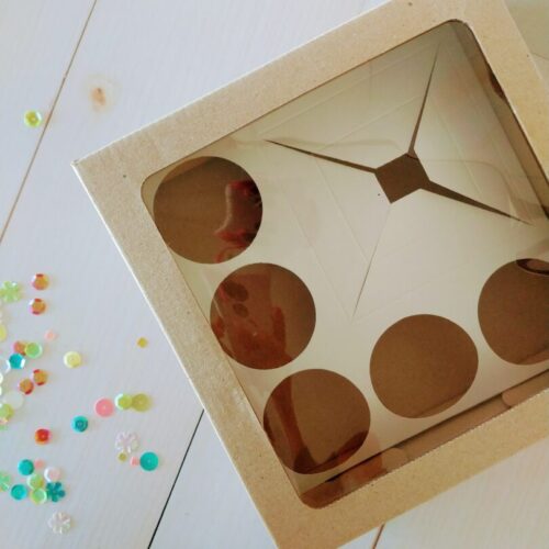 Caja Bento Microcorrugado Marrón