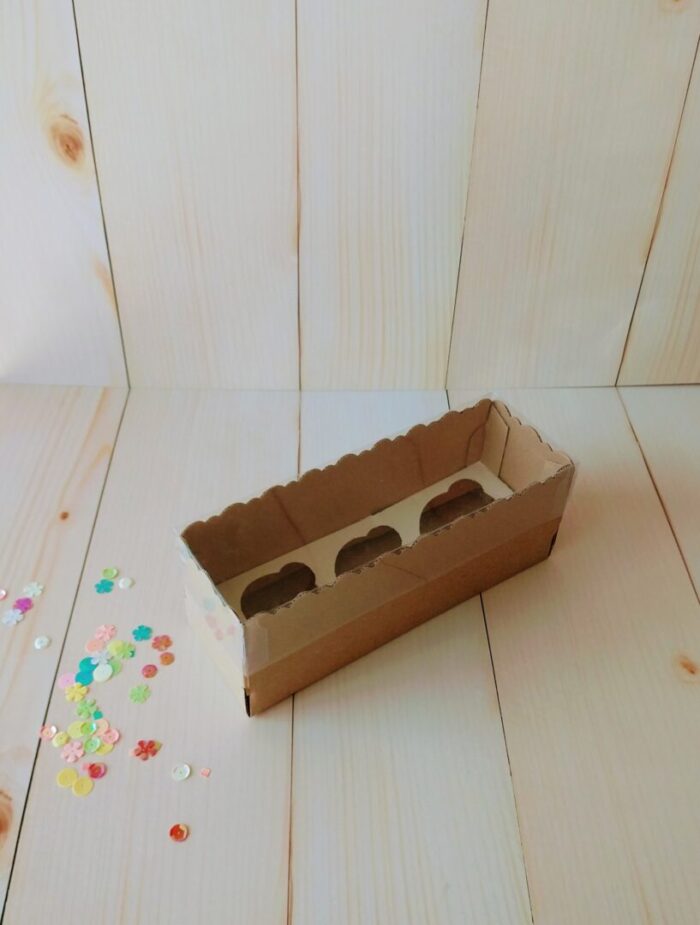 Caja Cupcake Microcorrugado Tapa Pvc - Image 2