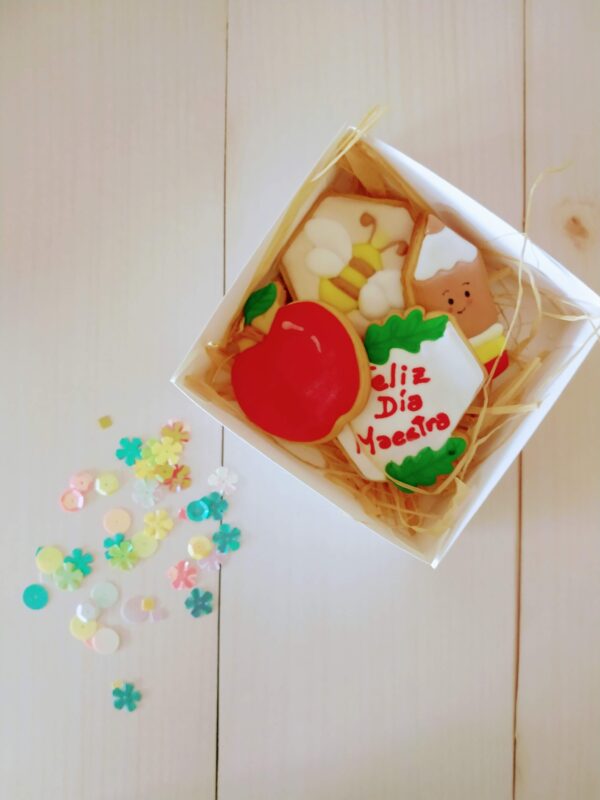 Caja Cookie Feliz Día Del Maestro