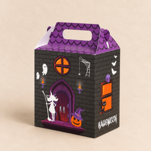 Caja Mini Maletín | Happy Halloween Sin Visor
