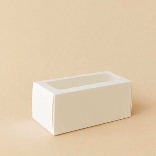 Caja Budinera Cartulina Blanca