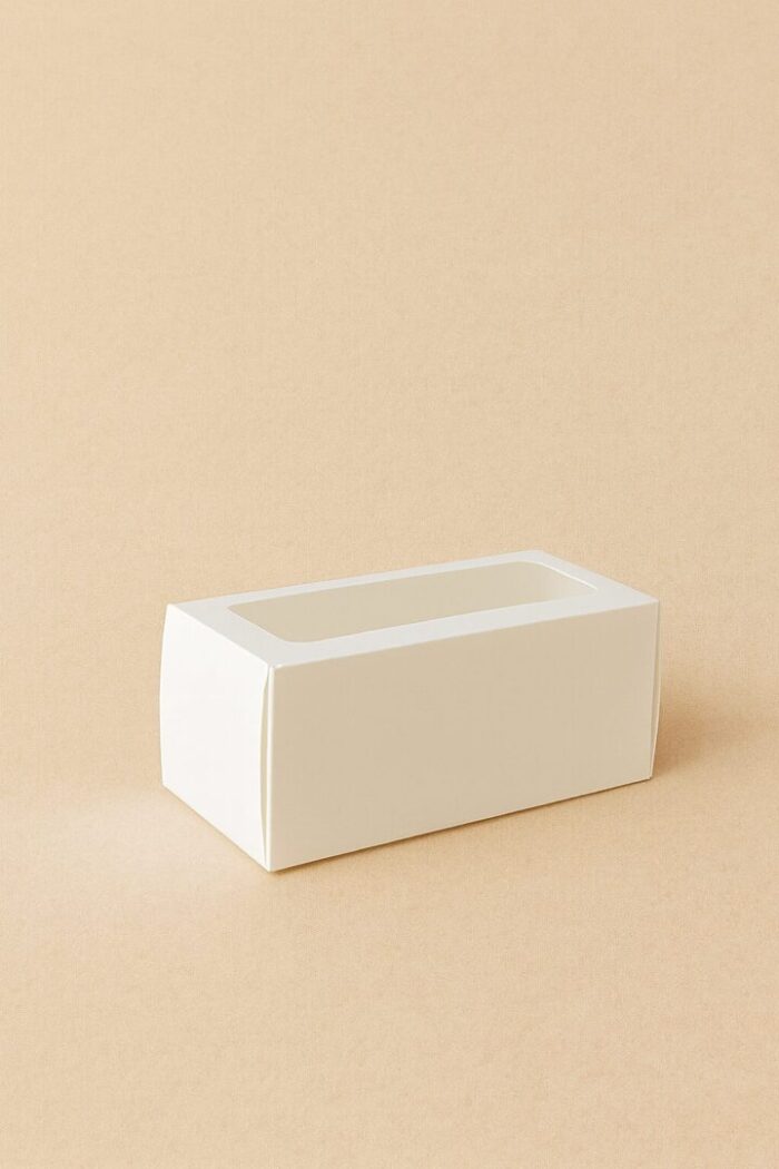Caja Budinera Cartulina Blanca