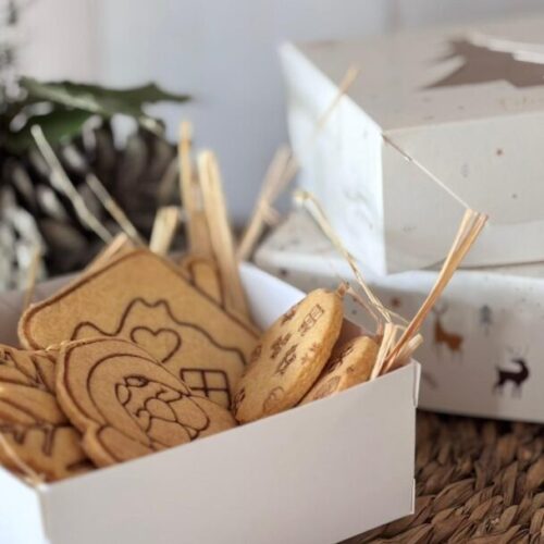 Caja Cookie Felices Fiestas