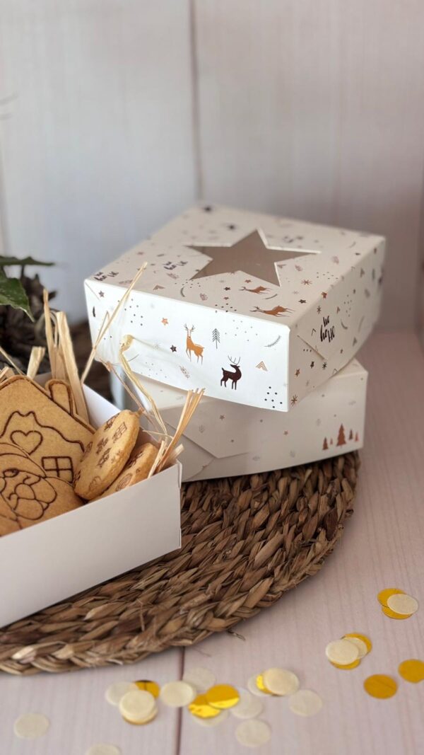 Caja Cookie Felices Fiestas