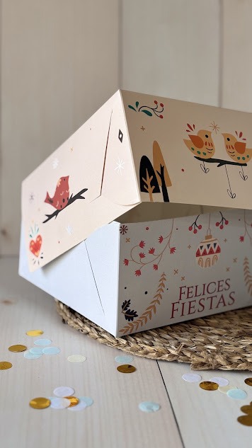 Caja Fátima Felices Fiestas