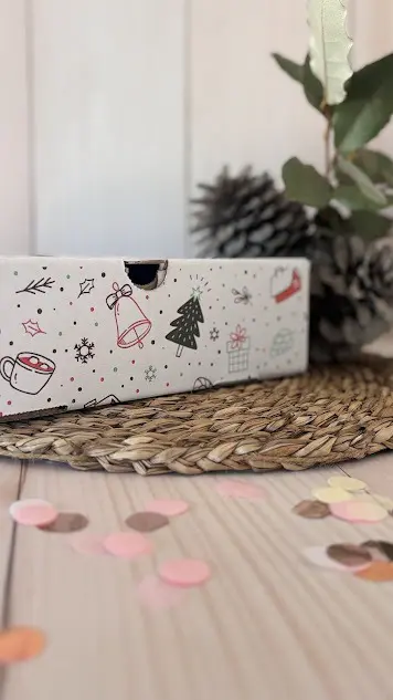 Caja Navidad Microcorrugado Blanco - Image 3