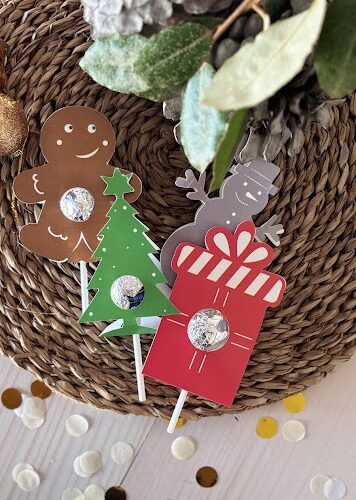 Portachupetin Navidad pack x10 Unidades