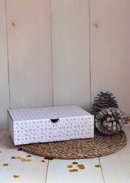 Caja Navidad Microcorrugado Blanco II