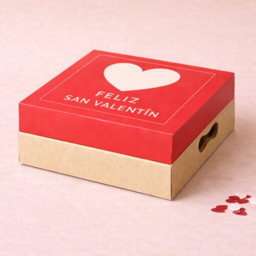 Caja Bandeja Desayuno San Valentín