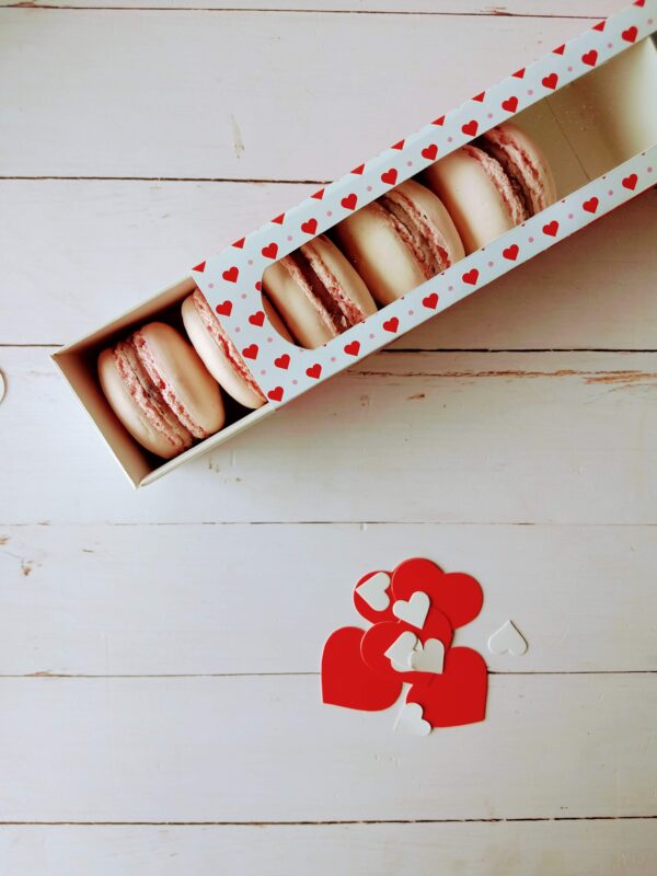 Caja Macaron San Valentín