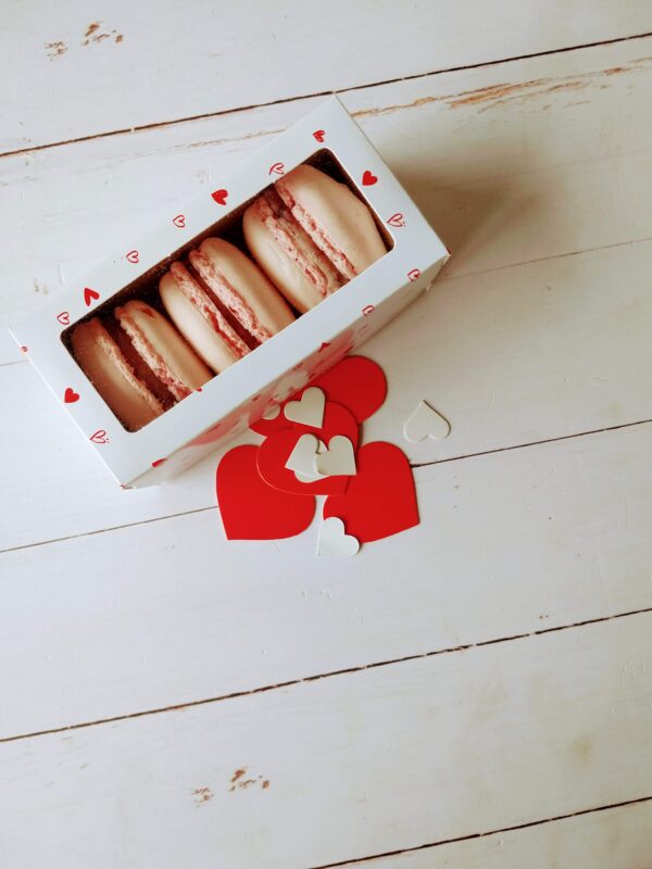 Caja Mini Macaron San Valentín