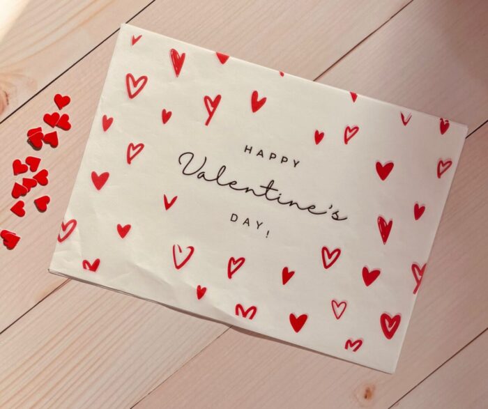 Papel Antigrasa San Valentín