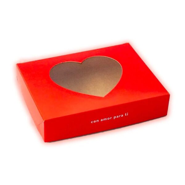 Caja Choco Visor Corazón