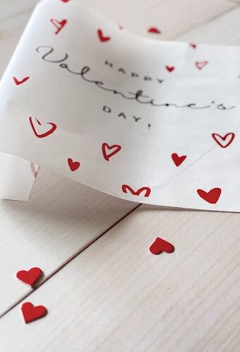 Papel Antigrasa San Valentín