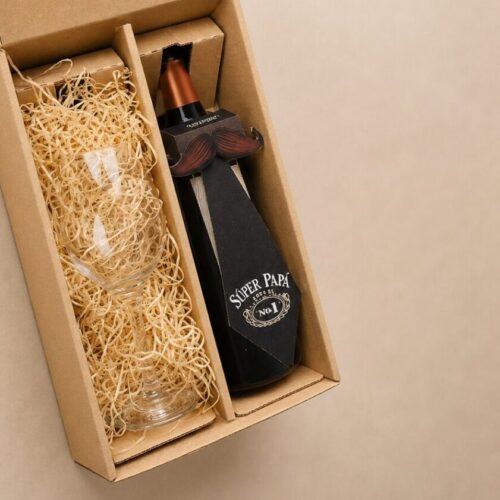 Corbatín Para Botellas Feliz Día Papá