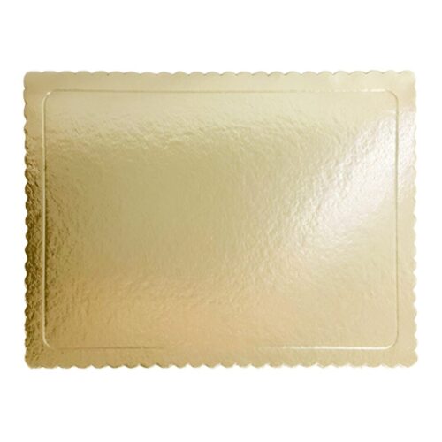 Base Rectangular Dorada 30x40
