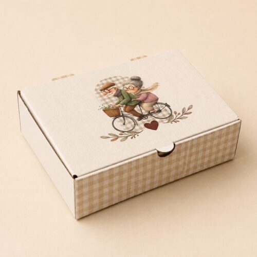 Caja Abuelos Microcorrugado Blanco