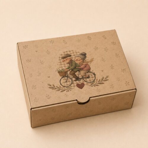 Caja Abuelos Microcorrugado Marrón