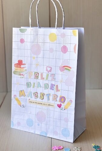 Bolsa Papel Feliz Día del Maestro