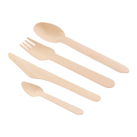 Cubiertos Madera | Pack x100 Unidades