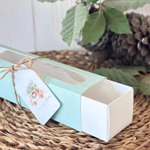 Caja Macarons | Felices Fiestas