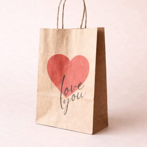 Bolsas Kraft Love You