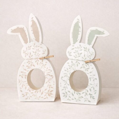 Conejo Porta Huevo Pascuas Reversible | Ideal mini huevitos.