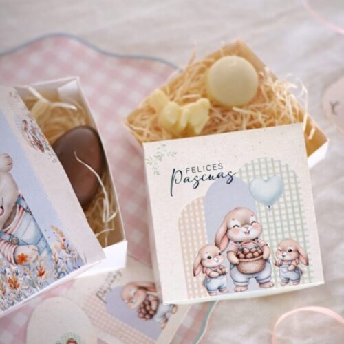 Caja Mini Cookie Pascuas | Ideal mini huevitos y mini cookies.