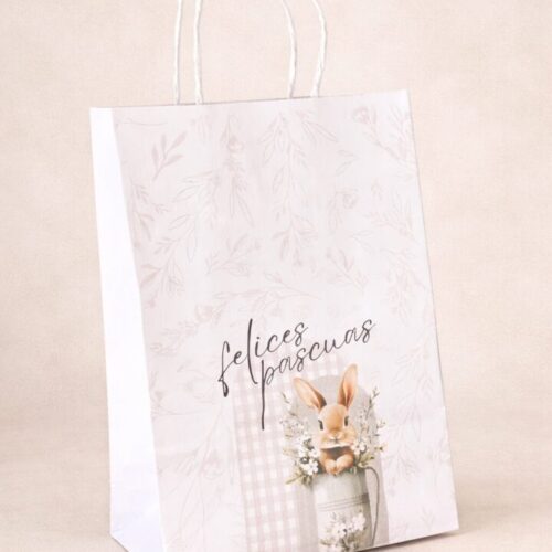 Bolsa Papel Pascuas | Ideal cookies y huevitos enteros.