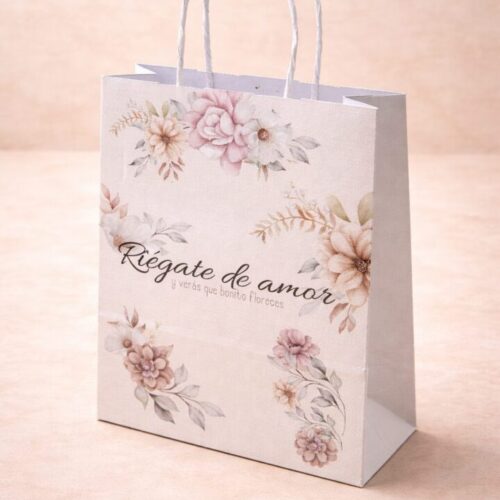 MUESTRA NO TERMINADA | Bolsa Papel FLORECE