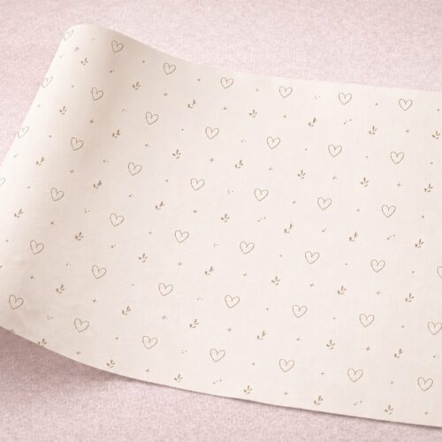 Papel Seda | Sulfito | Antigrasa CORAZONES Pack x25 Unidades