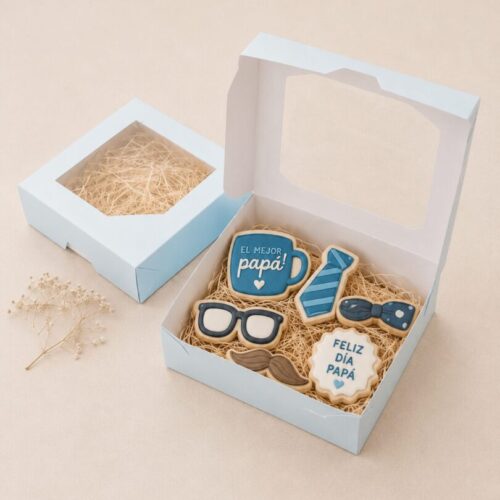 Cajas Tipo Galletita Feliz Día PAPÁ | Ideal Mini Cookie