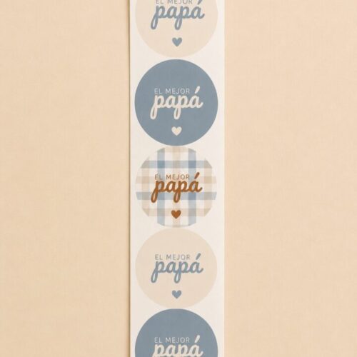 Pack Sticker Feliz Día Papá Pack x5 Unidades