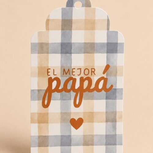 Tags/Etiquetas Feliz Día Papá Pack x10 Unidades