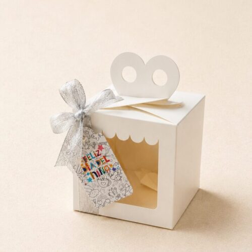 Caja Regalo Cartulina Blanca | Especial DÍA DE LA NIÑEZ