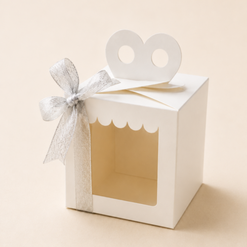 Caja Regalo Cartulina Blanca