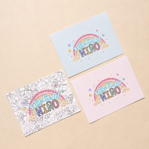Tarjeta DÍA DEL NIÑO | Pack x10 Unidades