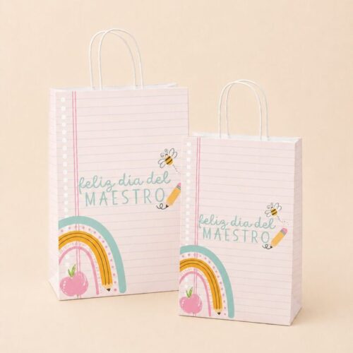 Bolsas Feliz Día Del Maestro